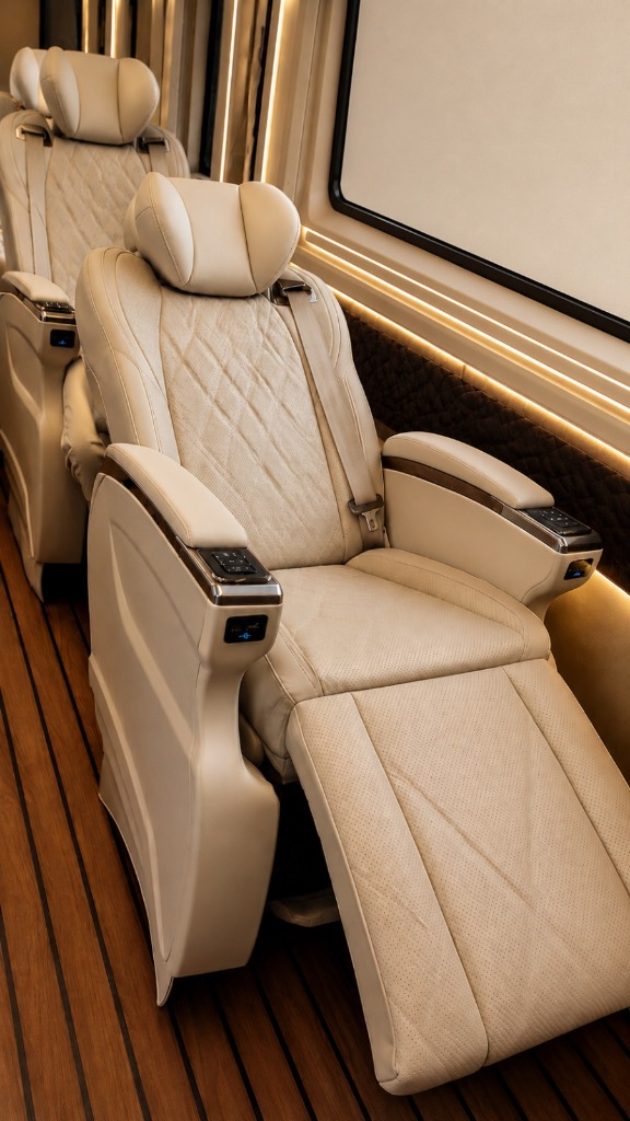 HD Urbania 360 Degree Rotatable VIP Captain Recline Suite